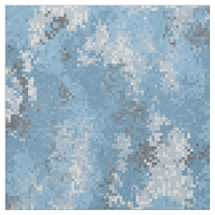 Tissu Digi bleu Camo