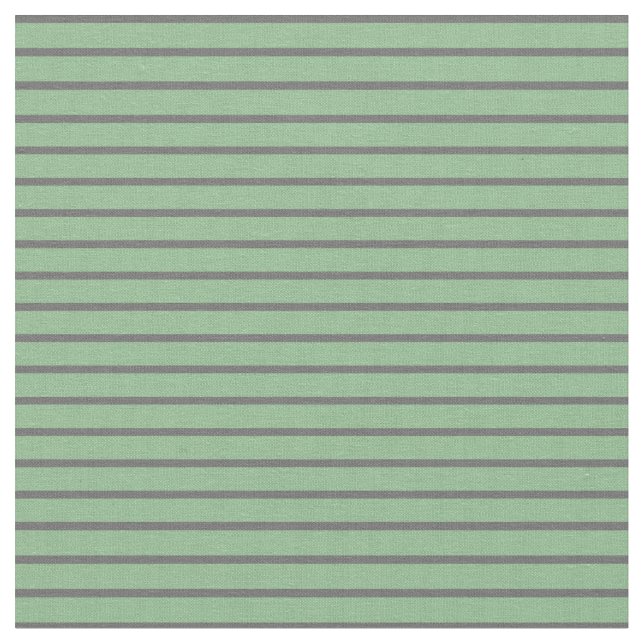 Tissu Dim Grey & Mer Noire Motif vert des rayures (Fermer)