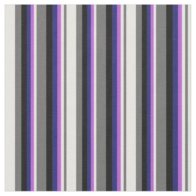 Tissu Dim Grey, White, Orchid, Midnight Blue et Black (Fermer)