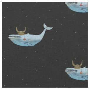 Tissu d'impression de baleine