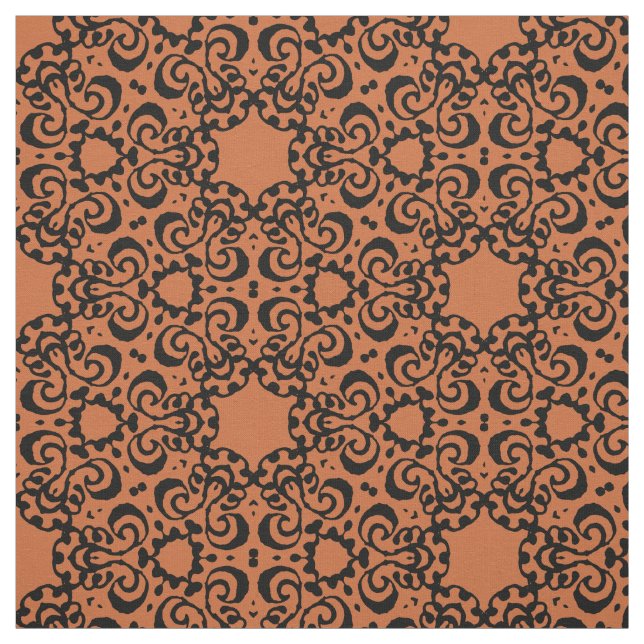 Tissu d'impression de style bohème personnalisé (Échantillon)