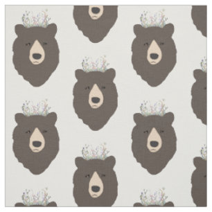 Tissu d'impression d'ours