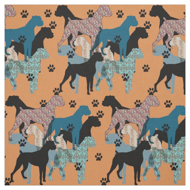 Tissu d'impression Floral Boxer (Échantillon)