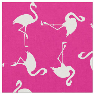 Tissu d'impression Tropical Flamant rose rose