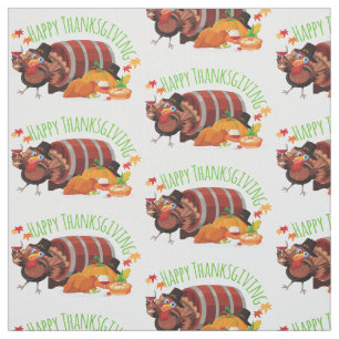 Tissu dinde ivre bon thanksgiving