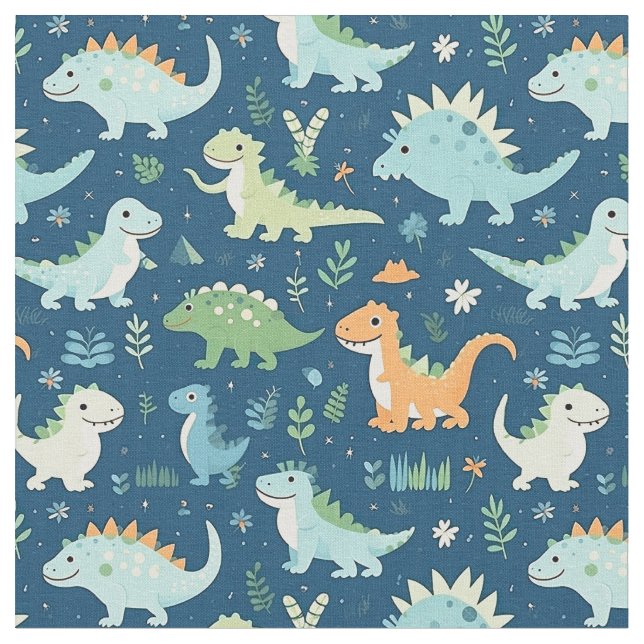 Tissu Dinosaur bébé (Fermer)