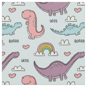 Tissu Dinosaures