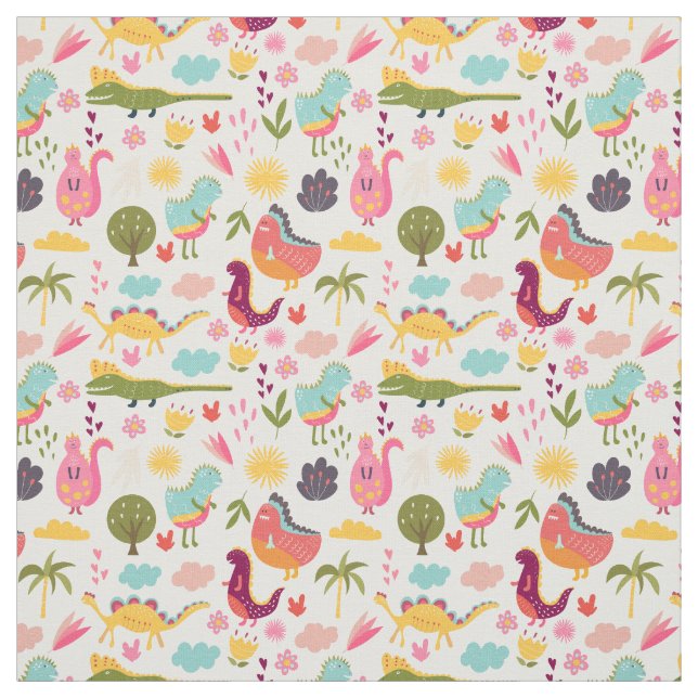 Tissu Dinosaures (Échantillon)
