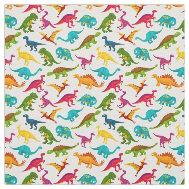 Tissu Dinosaures Design Fabric (Échantillon)
