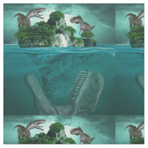 Tissu Dinosaures d'imaginaire