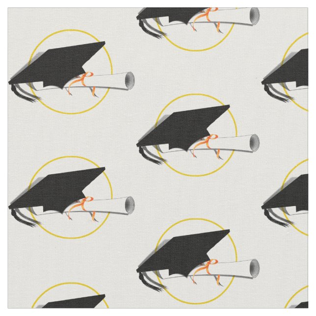 Tissu Diplôme et Casquette de grade (Fermer)