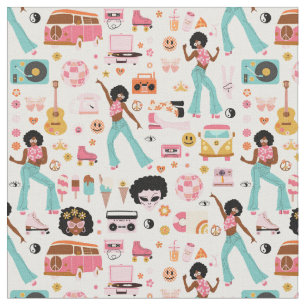 Tissu disco années 1970 alien africaine