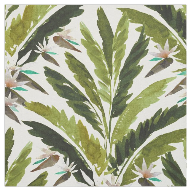 Tissu DIVERSION TROPICALE Oiseau du Paradis (Échantillon)