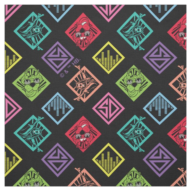 Tissu DJ Scooby-Doo Motif (Échantillon)