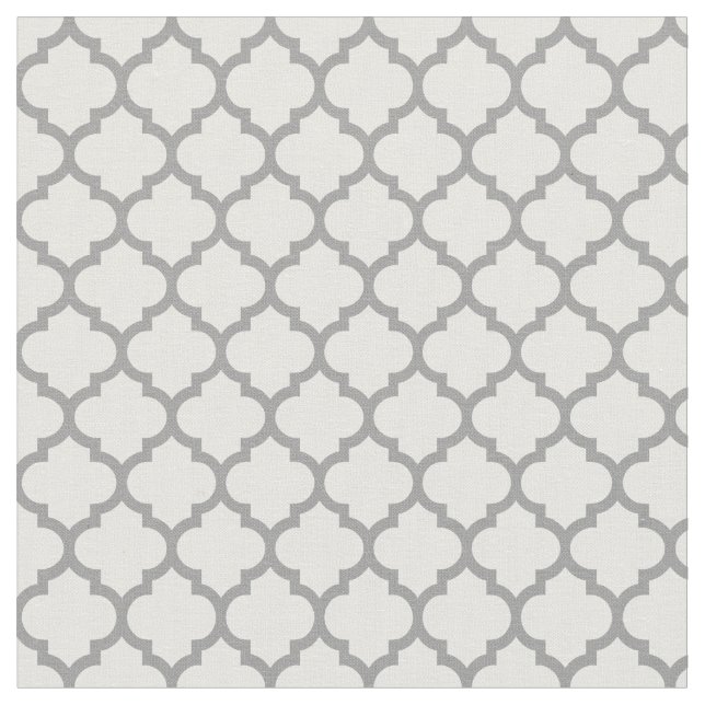 Tissu do-it-yourself Arrière - plan, Dk Grey Quatrefoil  (Fermer)