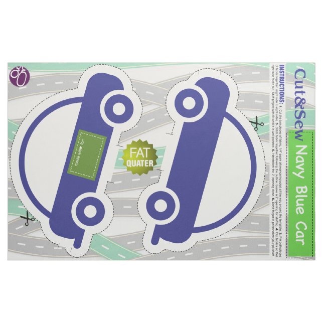 Tissu do-it-yourself Coupe et couture : Rejet de voiture (Fat Quarter)