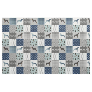 Tissu Doberman patchwork buffle plaint