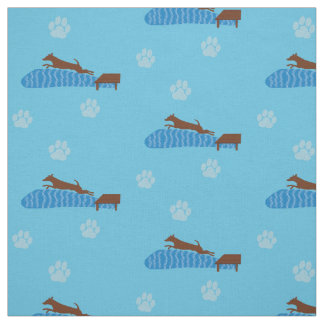 Tissu Dock Jumping Chien