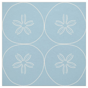Tissu Dollar de sable blanc sur TOUTE COULEUR FAITE SUR