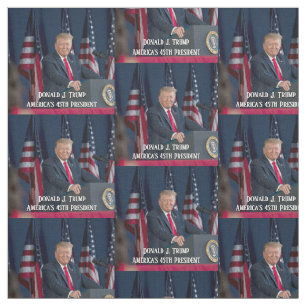 Tissu Donald J. Trump 45e président Keepsaké