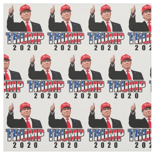 Tissu Donald Trump 2020 au plus fort (Échantillon)
