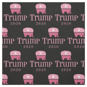 Tissu Donald Trump 2020 : les femmes éléphantes roses