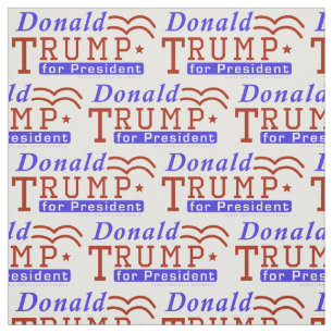 Tissu Donald Trump à la présidence Motif républicain 202