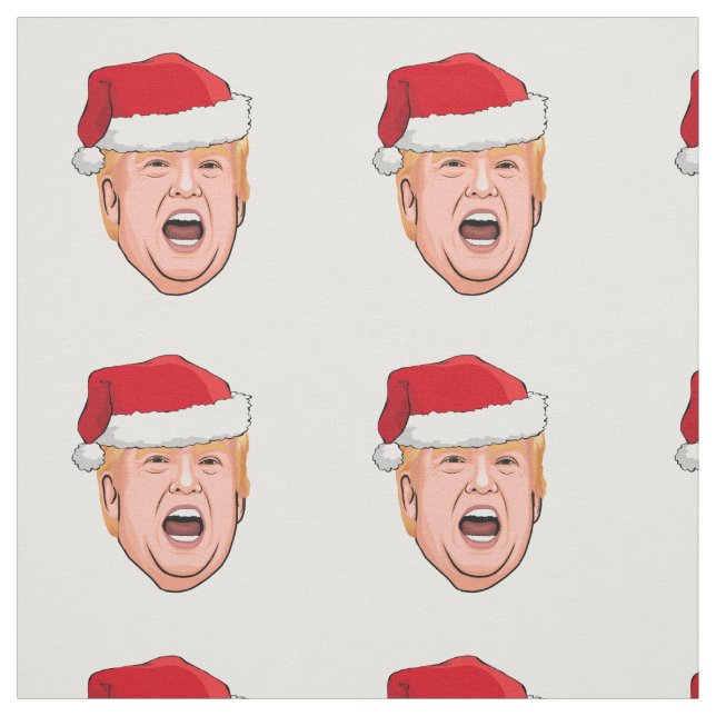 Tissu DONALD TRUMP Noël (Échantillon)