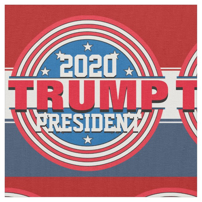 Tissu Donald Trump Président 2020 (Fermer)