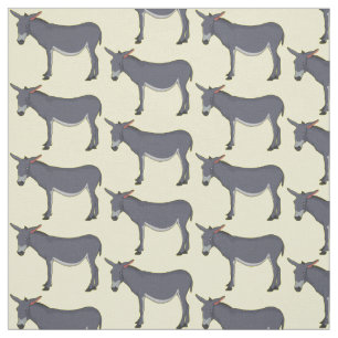 Tissu Donkey cartoon
