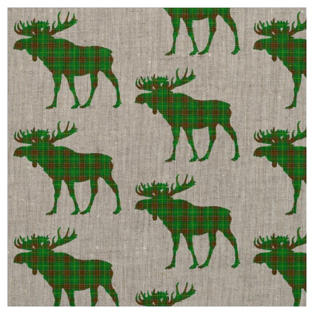 Tissu d'orignal tartan de Terre-Neuve (Échantillon)