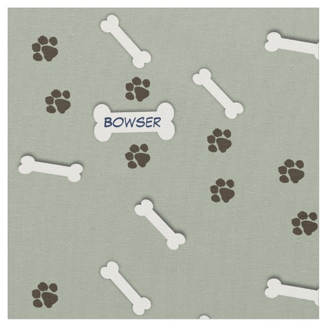 Tissu d'os de chien personnalisé (Fermer)