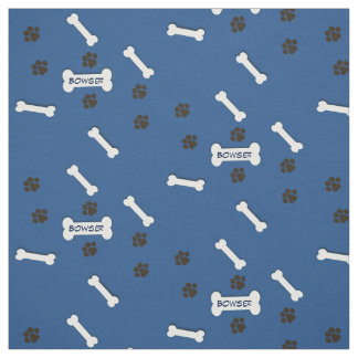 Tissu d'os de chien personnalisé