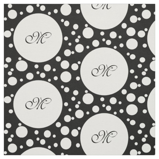 Tissu Dots Douche blanc + votre arrière - plan & idées (Échantillon)