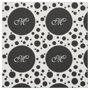 Tissu Dots Douche noir + votre arrière - plan & idées