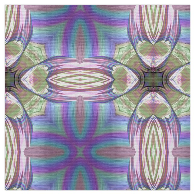 Tissu DOUCE ! Pink Blue violet vert pastels ~ (Échantillon)