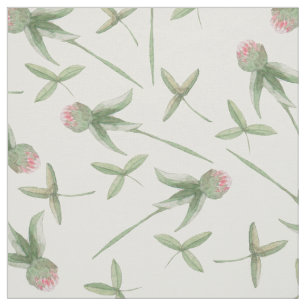 Tissu Doux n Chic Aquarelle rose Plante de Cornflower