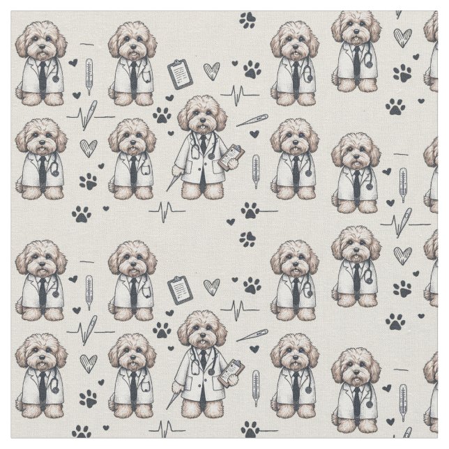 Tissu Dr Cavoodle (Fermer)