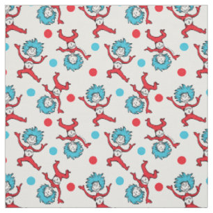 Tissu Dr. Seuss Chose Une Chose Deux   Jumeaux Baby Show
