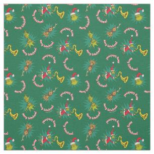 Tissu Dr. Seuss Grinch Motif Joyeux Grinchmas