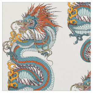 Tissu Dragon chinois traditionnel