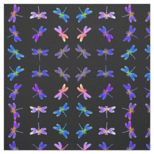 Tissu Dragonflies colorées II