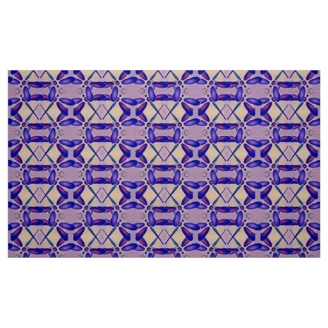 Tissu Dragonfly d'art informatique (violet) (Fat Quarter)