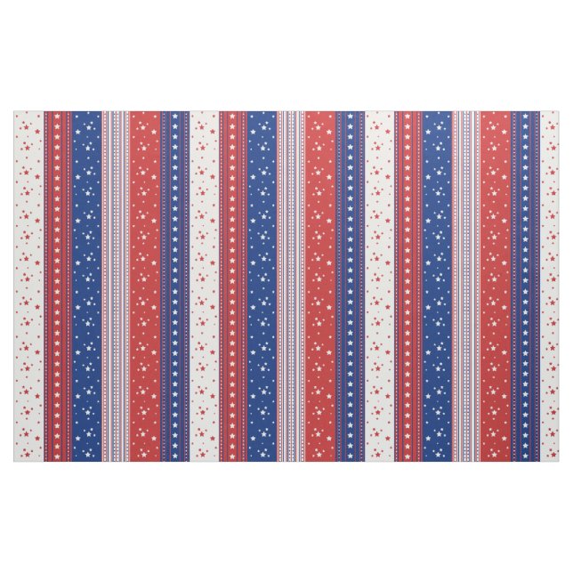 Tissu Drapeau Abstrait américain 2 (Fat Quarter)