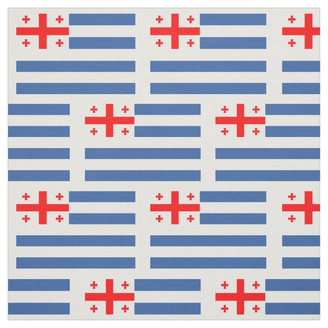 Tissu Drapeau Adjara Patriotique (Échantillon)