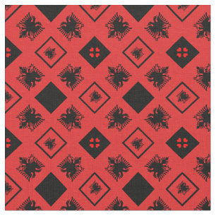 Tissu Drapeau albanais et mode textile branché albanais