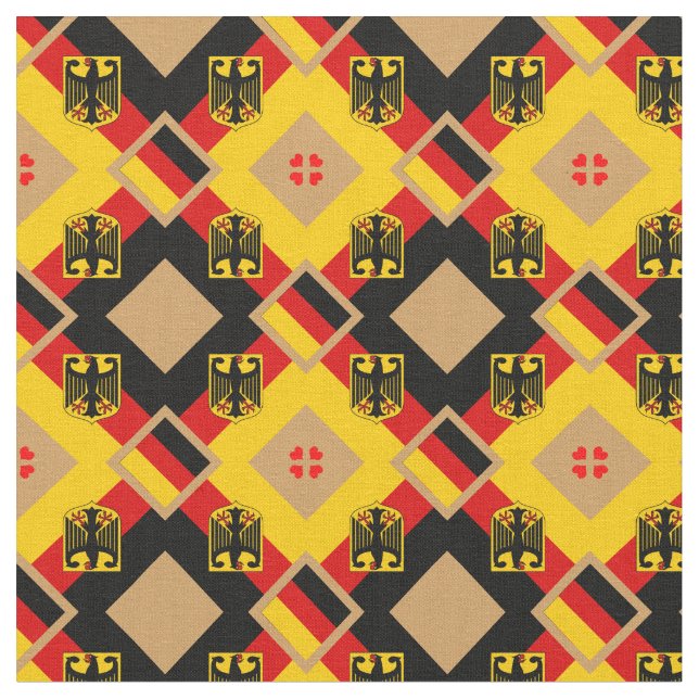Tissu Drapeau allemand et mode textile branché allemand (Fermer)