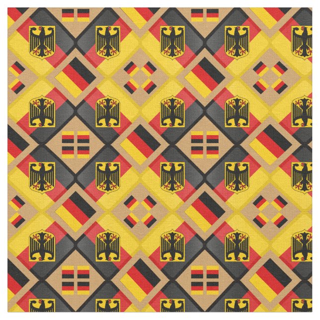 Tissu Drapeau allemand & tendance Allemagne Fabric mode  (Fermer)