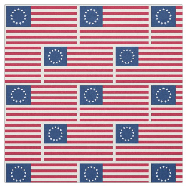 Tissu Drapeau américain Betsy Ross (Échantillon)
