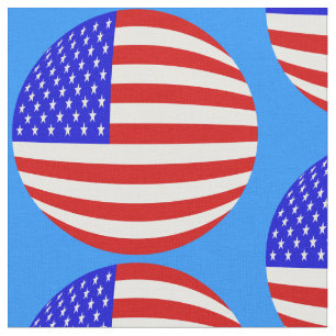 Tissu drapeau américain usa patriotique étoiles rayures
